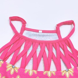 LOVESHOOT Size M Solid Color Black Summer Dresses for Women 2024 Casual Floral Hollow Out Halter Neck A-line Sundresses for Beach Vacation Holiday