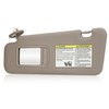 Beige Driver Left Side Sun Visor Replacement Compatible with 2008