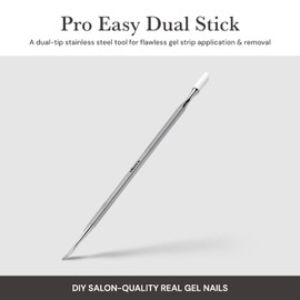 ohora ohora Care Pro Easy Dual Stick - Stainless Steel, Professional Salon Quality, Nail Art Tools for Salon & Home