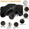 ATV Cover,Waterproof Outdoor Heavy Duty 4 Wheeler Covers,Tearproof Anti-UV 420D