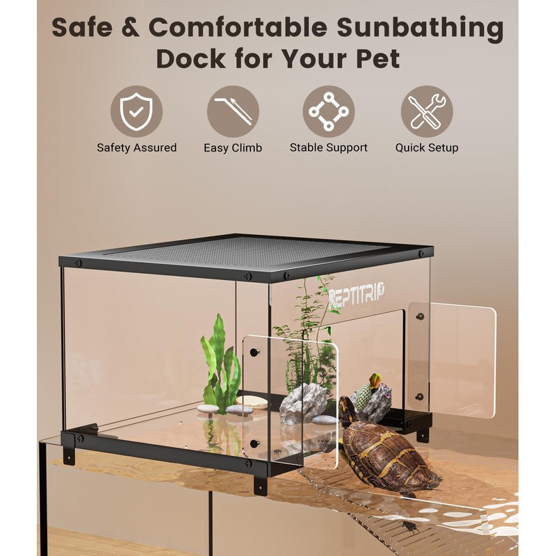 Turtle Basking Platform for 10-13 Inchs Wide Aquariums - Last