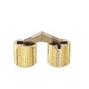 sourcing map Cylindrical 18mm Invisible Furniture Hinge Concealed Hinge 180