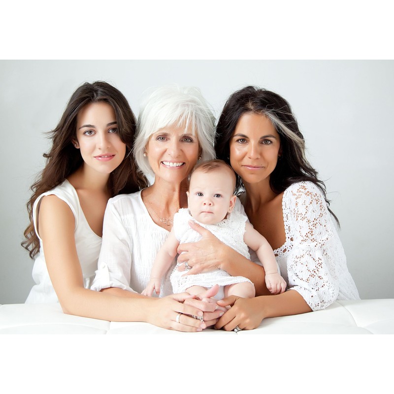 Four Generations Necklace Four Generations Gifts Great Grandma Gifts Sterling