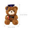 Alipis Graduation Bear Plush Stuffed Animal Toys, Plush Teddy Bear