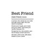 Best Friend Definition Notebook: Heartfelt Gift for Your Bestie –