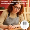 12 Pcs Graphite Sticks, Square Compressed Charcoal Sticks, Soft Willow