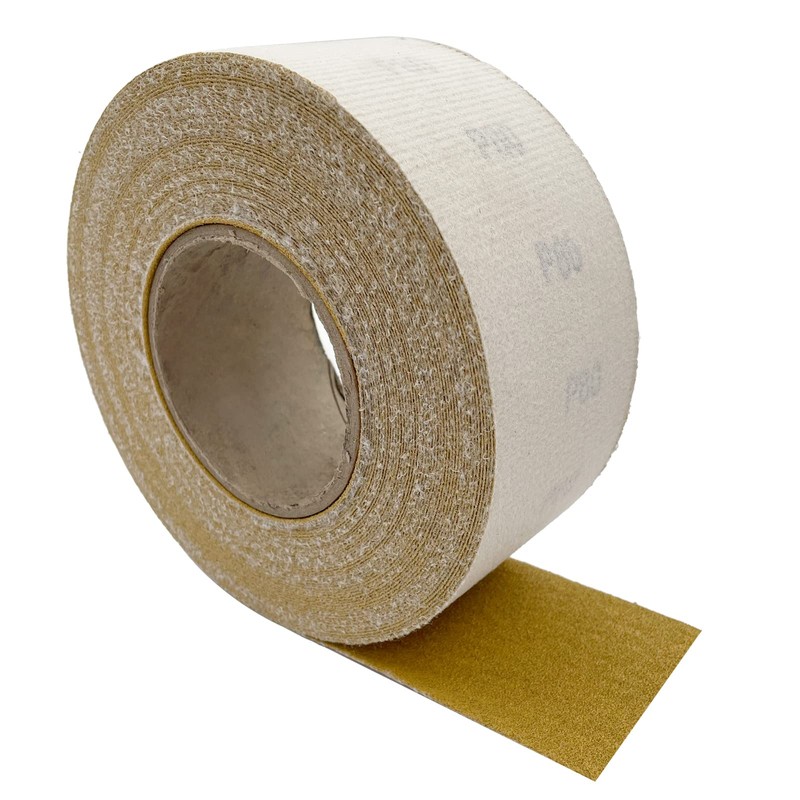 80 Grit Hook and Loop Sandpaper Roll, 2-3/4" X 20