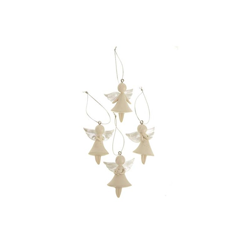 Set Of 4 Small Angel Hanging Decoration By Heaven Sends