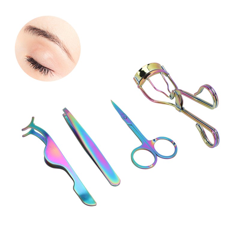 Eyelash Curler Set Humanized Design Colorful Durable Eyelash Curling Tools