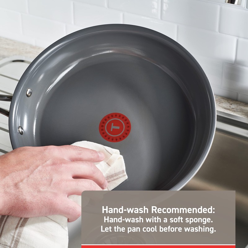 T-fal Ceramic Non-Stick Induction, 10.5 and 12 Inch 2 piece