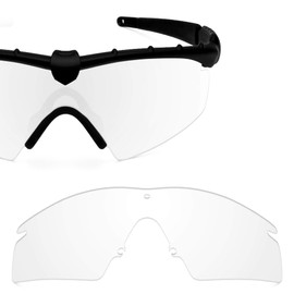 Revant Replacement Lenses for Oakley M Frame 2.0 Strike sunglasses, UV Protection, Anti-Scratch and Impact Resistant, Non-Polarized Crystal Clear