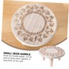 Mipcase 1pc European Style Carved Flowerpot Holder Plant Display Stand