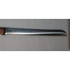 Capco Serrated Bread Knife 8" Stainless Steel Blade, Wood Handle