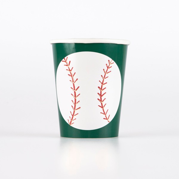Meri Meri Baseball Cups (Pack of 8)