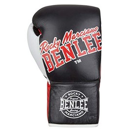 Benlee Rocky Marciano Unisex - Adult Big Bang Leather Contest Gloves, Black, 08 oz R