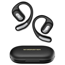 Monster Open Ear AC317 Headphones, Wireless Earbuds with Stereo Sound, 24H Playback, Bluetooth 5.4, Crystal Clear Calls, Type-C Charging, Touch Control, Sweat Resistant Open Ear Earbuds for Sports