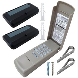 Garage Door Opener Remote Keypad 891LM for liftmaster Red/Orange Learn 985 1000SDR 1240R 1245R 1246R 1255R 1256R 1265 1280R 2000SDR by GruDawu Update