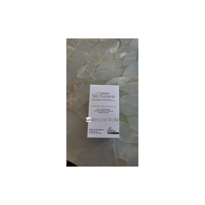 Glisodin Skin Nutrients Advanced Pure-SOD Suplemento Hipoalergénico 60 Cápsulas Hidratación