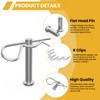 12Pcs M8 Clevis Pin and M3 X 60 R Shape