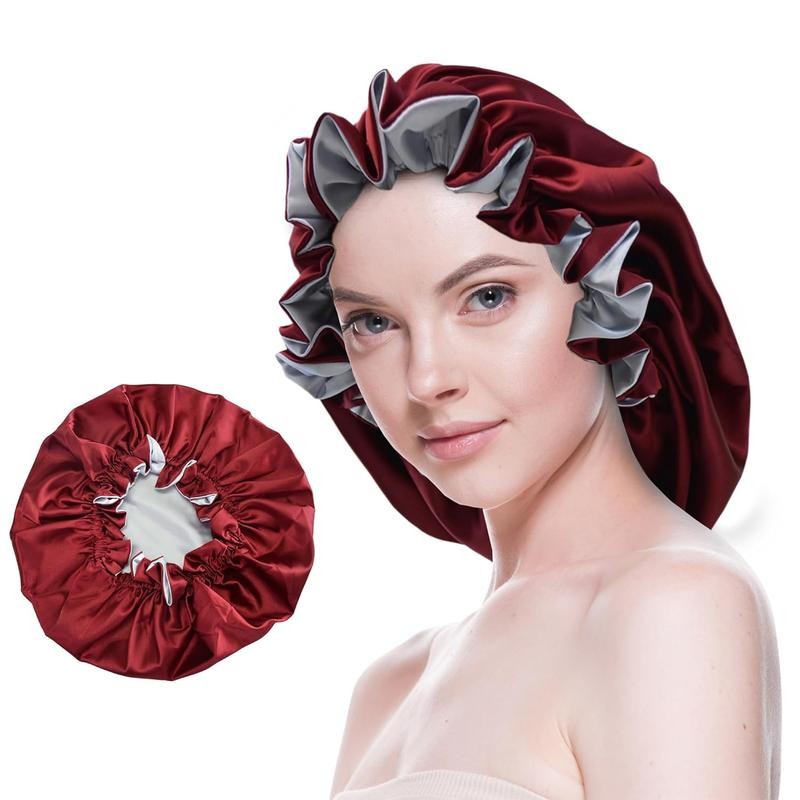 Silk Bonnet for Sleeping Satin Bonnets Double Layer Reversible Hair