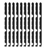 12in Outside Classic Rib Profile Foam Closure Strips for Metal