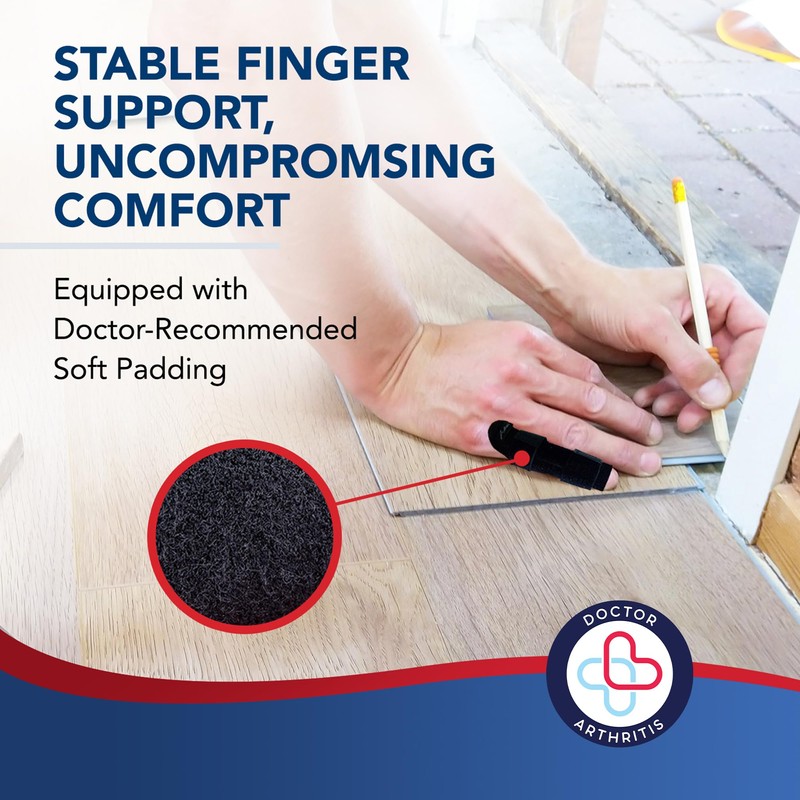 Doctor Developed Finger Splint & Handbook - Trigger Finger, Arthritis,