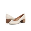VIONIC Women's Carmel Pumps, Cream Leather, 9