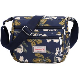 FAVORTALK Womens Multi Pocket Casual Waterproof Crossbody Handbags Large Multi Pocket Casual Travel Bag Messenger Bags for Shopping Hiking Daily Use - B39823