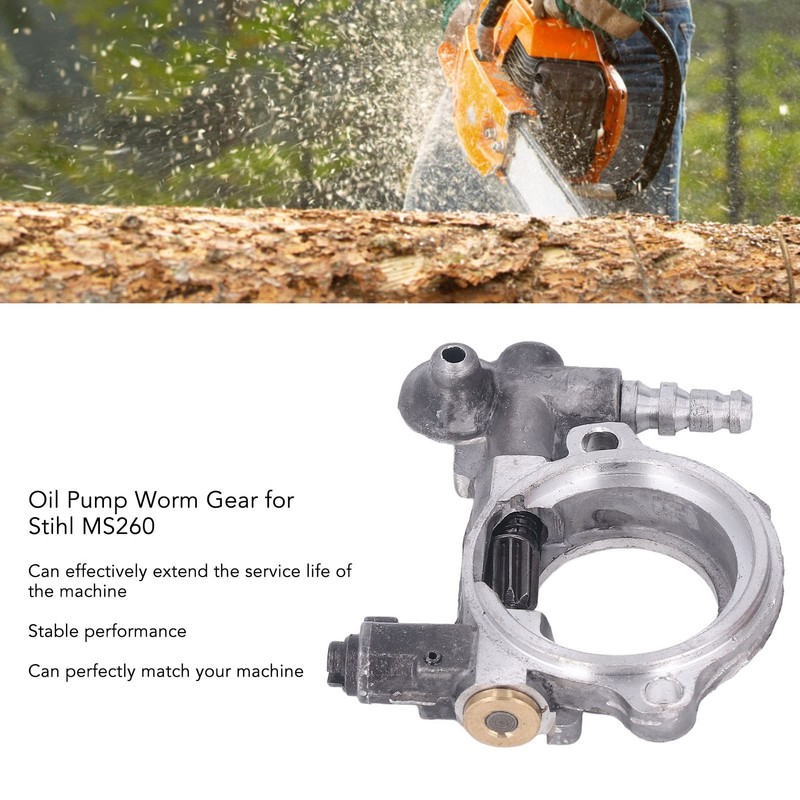 Oil Pump Worm Gear Kit for Stihl 024 026 MS240