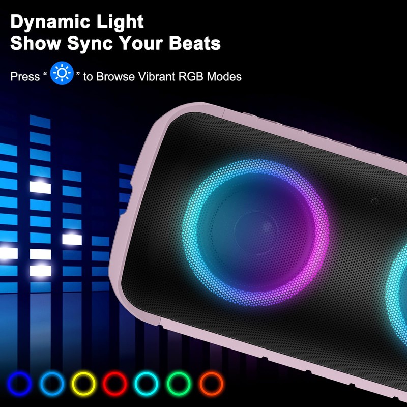 Bluetooth Speaker, 2026 NEW Portable Wireless Speaker, 24W Super Loud,TWS