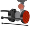 AirTag Bicycle Mount, Hidden AirTag Bicycle Reflector, Splash-proof Housing Including