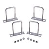 GIVIHGETI Pack of 6 U Bolts M8 70 x 100