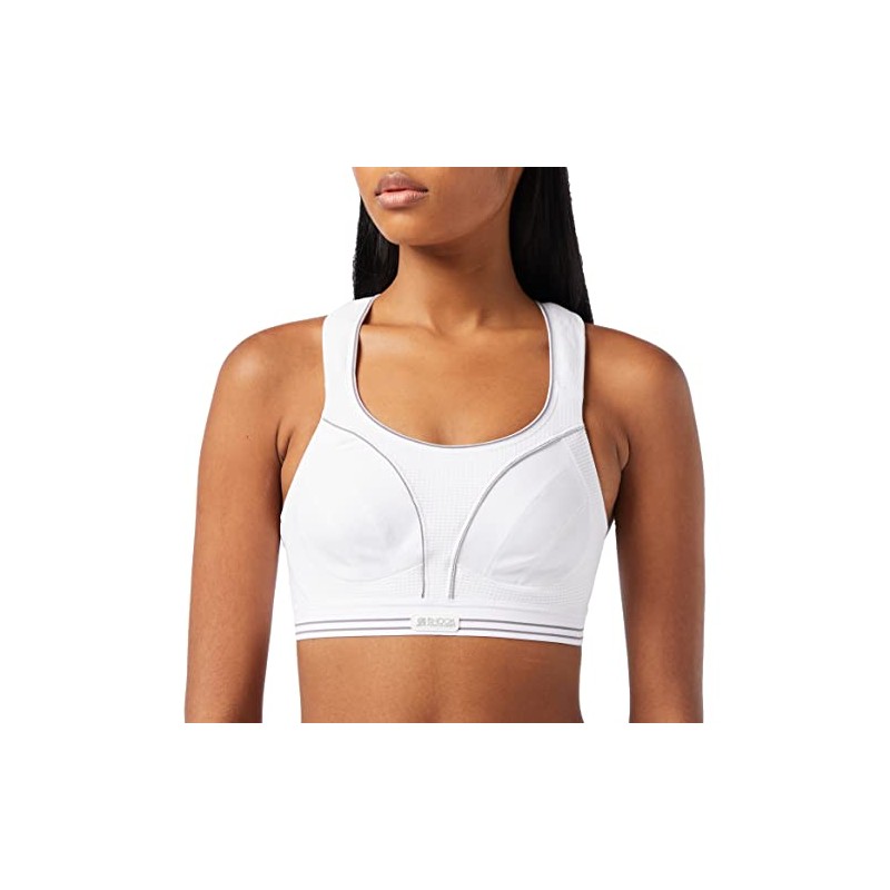 Shock Absorber Women's Ultimate Run Sports Bra, White, 85C