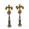 VBS Miniature Street Light X-Mas Set of 2 Illuminated Warm