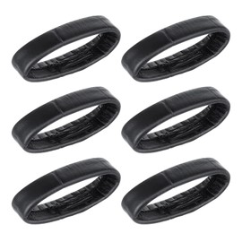 Cobee Leather Watch Strap Loops, 6 Pack Replacement Loops, Watch Band Holder, Watch Strap Holder, Watch Fastener Rings, Leather, No gemstone.