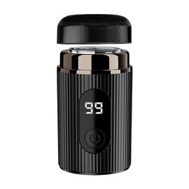 perfeclan Travel Approved Facial Hair Removal Gentle Painless Shaving Electrics for Men Portable for Travel Agencies Office Black