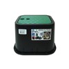 S&M 760808 Buried Watering Box, 2 Outlets, Black/Green