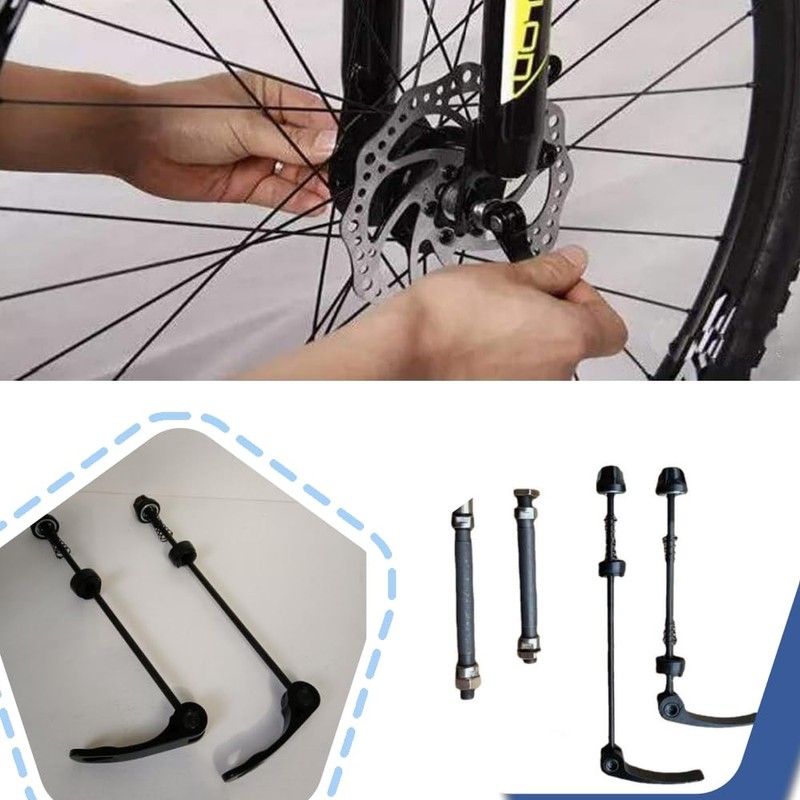 Changyeah 2 Pcs Quick Release Bike Skewer Front/Rear Wheel, 160mm/190mm