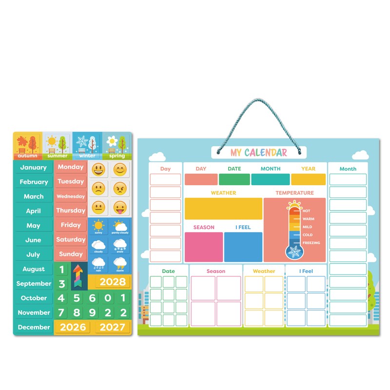 My First Daily Magnetic Calendar for Kids