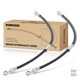 A-Premium - Manguera hidráulica de freno delantero compatible con modelos Select Dodge, Chrysler y Mitsubishi, Sebring/Stratus 2001-2005, Eclipse 2000-2005, Galant 1999-2003 (paquete de 2)