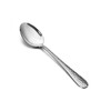 E-far Stainless Steel Teaspoons Set of 12, Modern Hammered Silverware