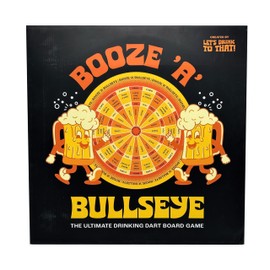 Island Dogs Booze ‘A’ Bullseye 16 inch Magnetic Darts Drinking Game | Fun & Unique Party Game | Perfect for Bars, Tailgates, Drunk Elephant and House Parties | The Ultimate Drinking Dart Board Game