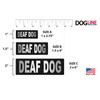 Dogline Deaf Dog Removable Velcro Patches, Large/X-Large