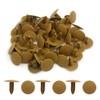 uxcell 50 Pcs Brown Car Interior Clips Bumper Fender Fastener