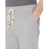 Janmid Men's Linen Shorts Casual Elastic Waist Drawstring Summer Beach