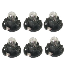 ZrAutomch HVAC Temperature Control Bulb(Set of 6pcs) Fit for Chrysler Dodge 1998-2007 Replace# 5013815AA 639-033 (Black)