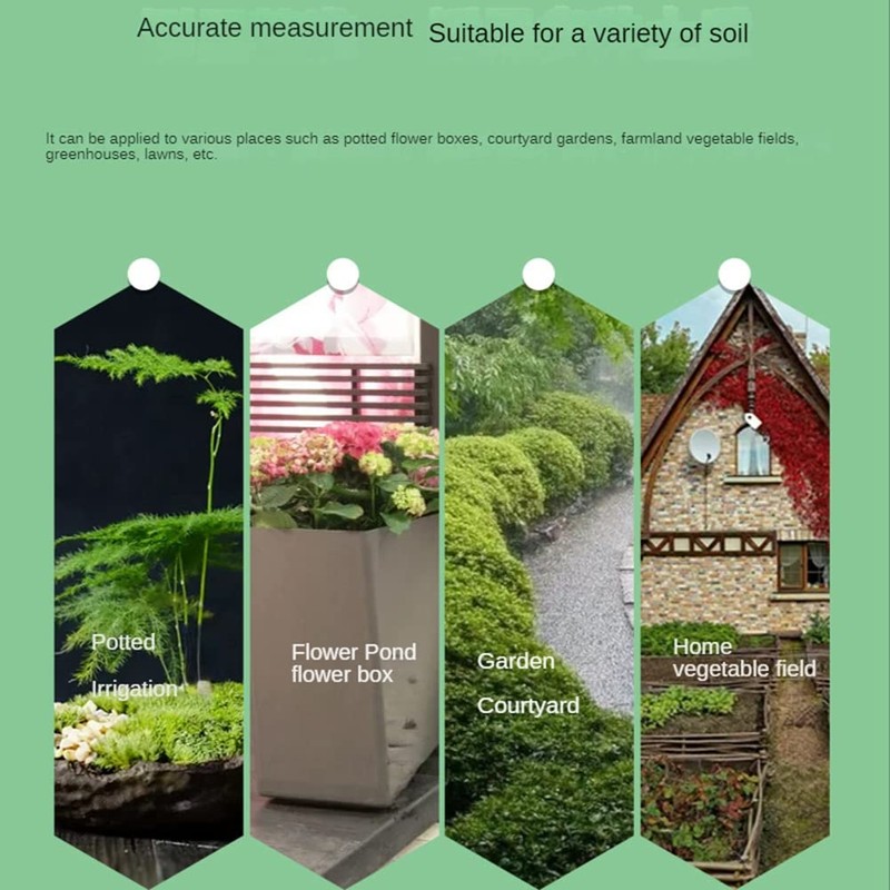 2Pcs TUYA ZIGBEE Moisture Humidity Sensor Wireless Soil Temperature and