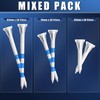 CHAMPKEY Professional 3 Prongs Golf Tees 120 Pack (Including 30