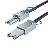H!Fiber.com External SAS Cable, 4 Lane Mini SAS (SFF-8088) to