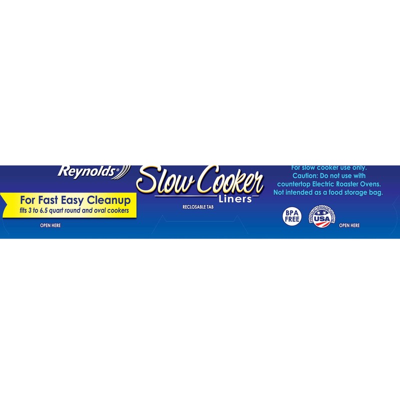 Reynolds Kitchens Slow Cooker Liners, Regular (Fits 3-8 Quarts), 8